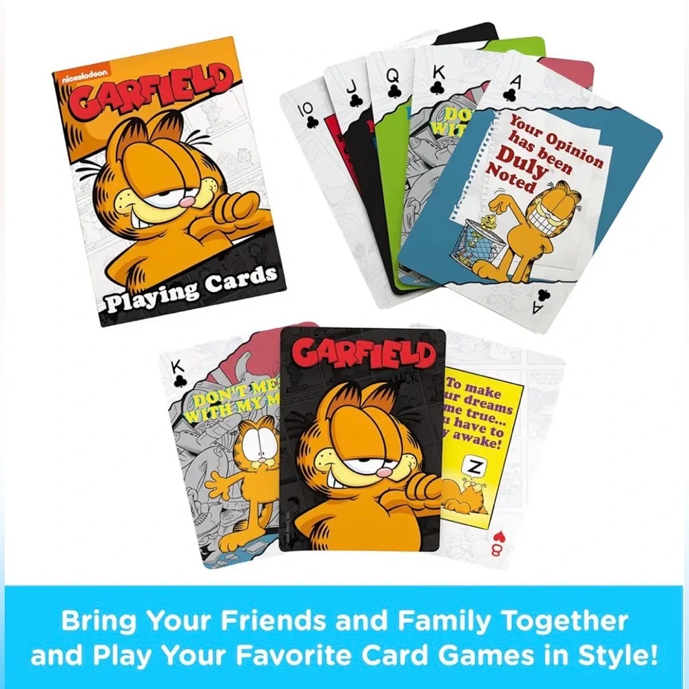 Garfield Playing Cards - Orange and Black - Picture 2 of 6